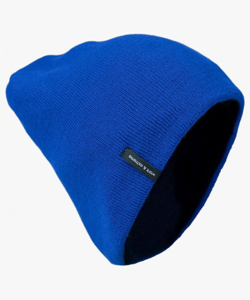 Шапка Brodeks Light Bicolor, цвет тёмно-синий, синий