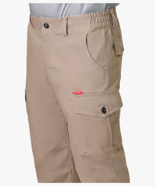 Брюки СИРИУС-ТАКТИК песочные тк.механический стрейч с ВО