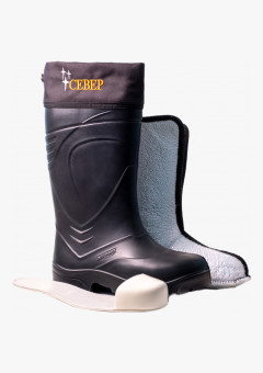 Сапоги мужские Север ЭВА Sardonix (арт.150-04-3НППС) чёрный