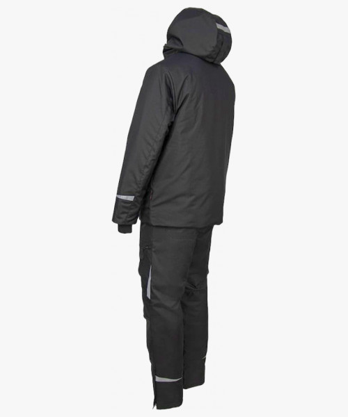 Костюм рабочий зимний Brodeks KW603, куртка, брюки, цвет чёрный