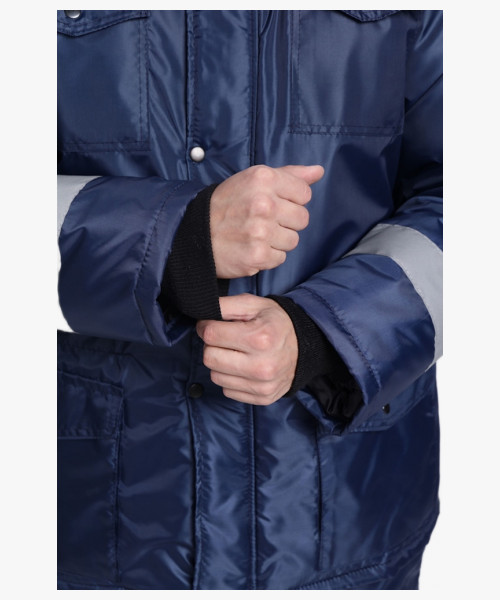 Костюм зимний Мастер Д (тк.Оксфорд) п/к, т.синий