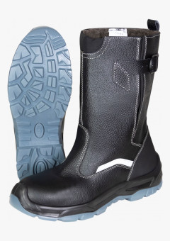 Сапоги SAVЁL-ДЖЕТ-ЗИМА, кожа, шерстин, МП МС, ПУ-ТПУ