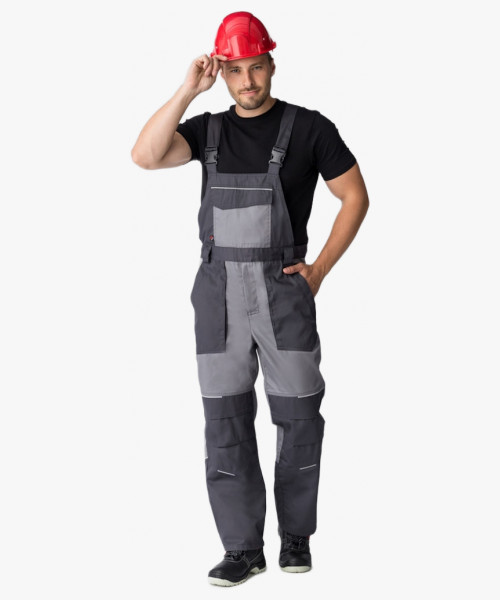 Полукомбинезон Лидер (тк.Балтекс,210), т.серый/св.серый