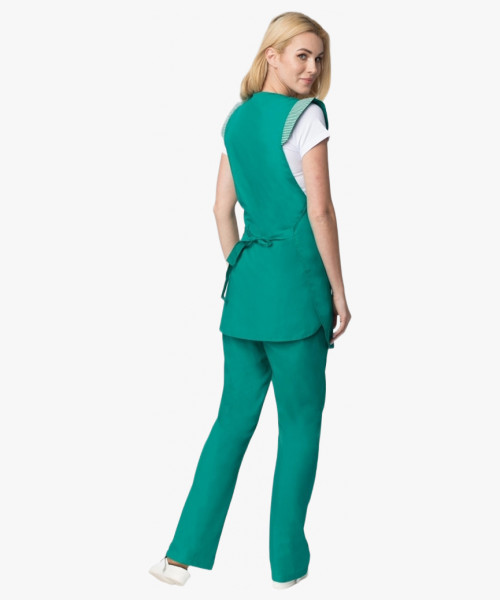 Костюм женский Надежда (тк.ТиСи), зеленый/белый