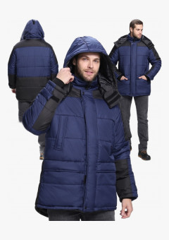 Куртка зимняя Европа CH (тк.Дюспо), т.синий/черный