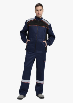 Костюм Практичный-2 СОП CH (тк.Смесовая,210) п/к, т.синий/черный