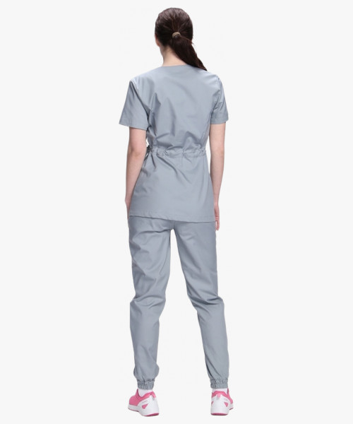 Костюм женский Стар-001 (тк.Коттон-Рич,130) MedLine, серый