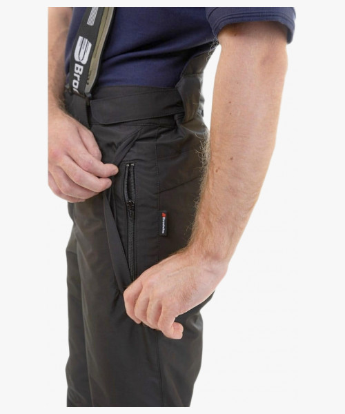 Брюки зимние мужские Brodeks KW306, цвет чёрный