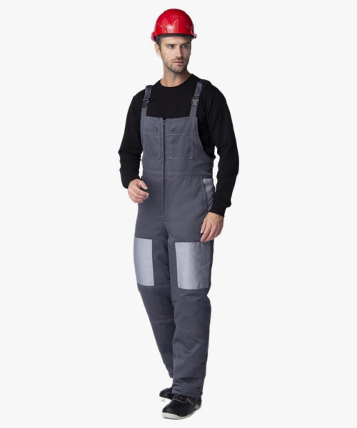 Костюм зимний Флофт-2 (тк.Смесовая,210) п/к, т.серый/св.серый