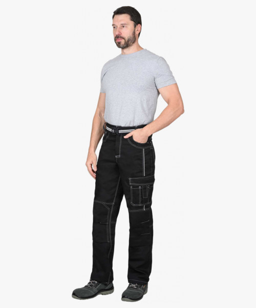 Костюм мужской СИРИУС-АЛЕКС куртка, брюки, чёрный