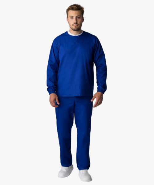 Мужской костюм ХАССП-Стандарт (ткань Оптима, 160), васильковый