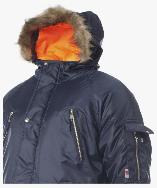 Куртка зимняя Аляска (тк.Оксфорд) ЭТАЛОН, т.синий