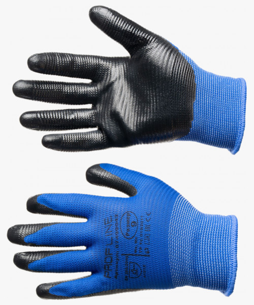 Перчатки ProfLineSpecialist нейлоновые с РН-покрытием, синий