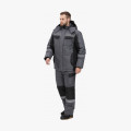 Костюм зимний Вектрон-2 СОП (тк.Таслан,135) п/к, т.серый/черный