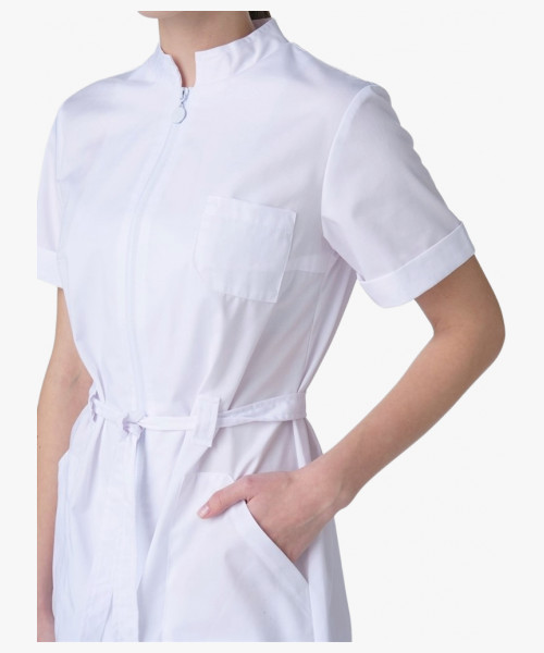 Халат женский Сансара-005 (тк.Смесовая,160) MedLine, белый