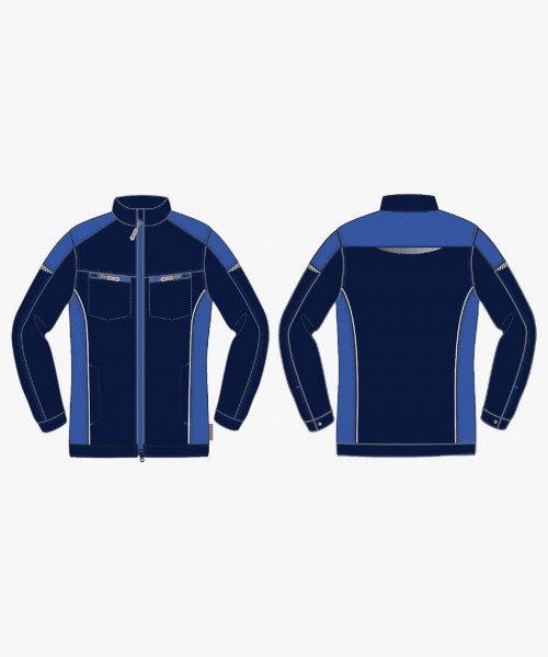 Куртка женская ProfLineSpecialist (тк.Смесовая,240), т.синий/васильковый