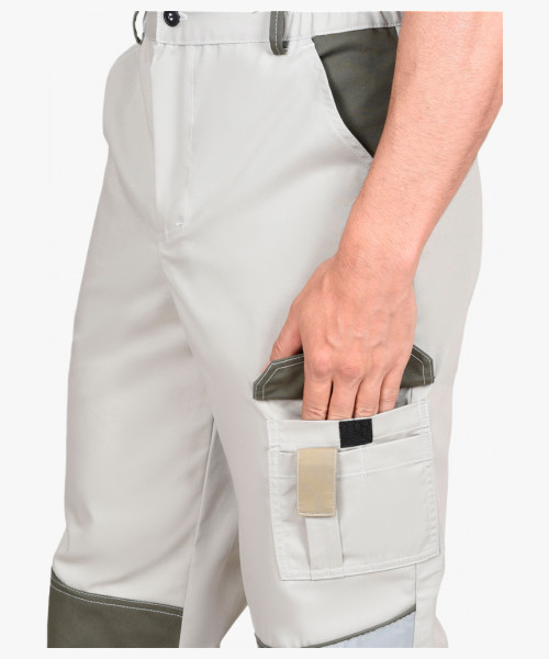 Брюки СИРИУС-КАСПИЙ молочный с оливой и песочным и СОП