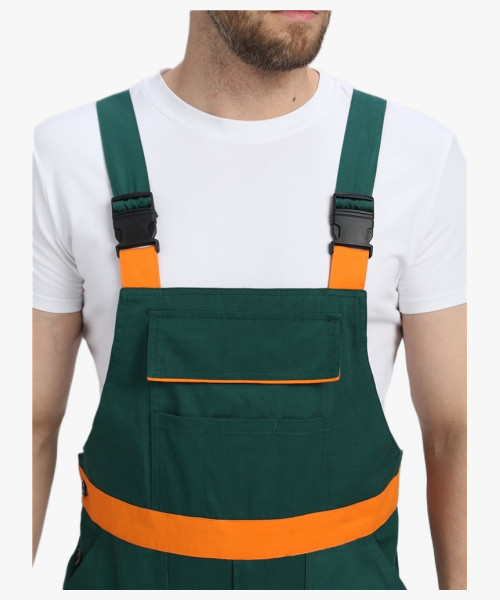 Костюм для ИТР СОП IMP (тк.Саржа,250) п/к, т.зеленый/оранжевый