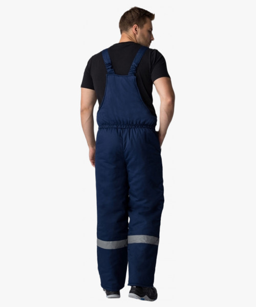 Костюм зимний Сибер СОП (Балтекс, 210) п/к, темно-синий/васильковый