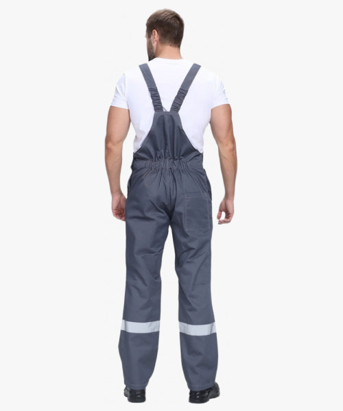 Костюм Флофт-2 Премиум СОП У. (тк.Смесовая,240) п/к, т.серый/серый/красный