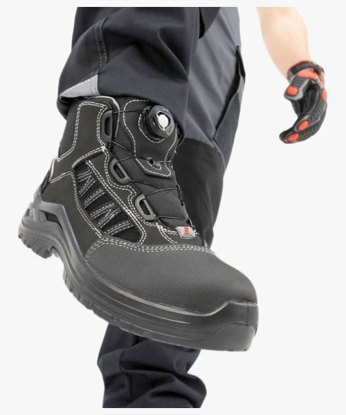 Ботинки летние мужские Brodeks Icon BRS103, цвет чёрный