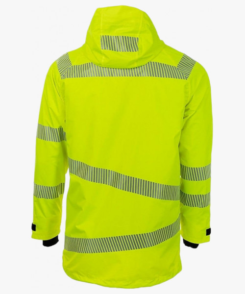 Куртка-парка сигнальная летняя Brodeks KS223, цвет жёлтый