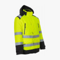 Куртка-парка сигнальная зимняя Brodeks KW217, цвет жёлтый, чёрный