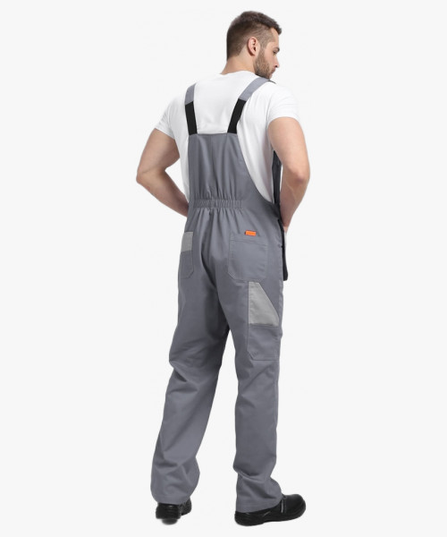 Костюм Драга-2 (тк.Смесовая МВО,240) п/к, серый/св.серый/оранжевый