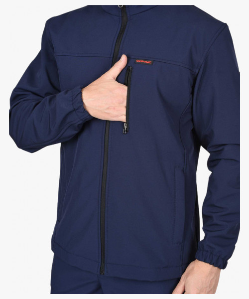 Куртка СИРИУС-АЗОВ синий софтшелл пл 350 г/кв.м