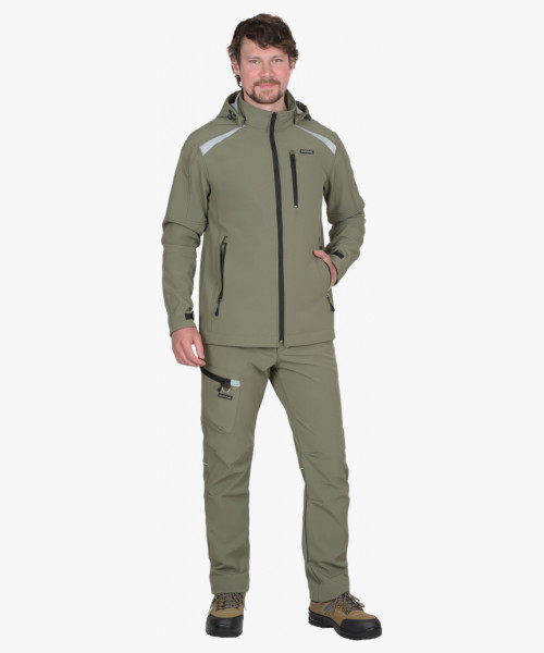 Куртк. СИРИУС-СПЕЙС софтшелл олива
