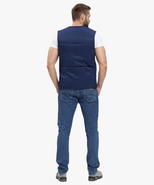 Жилет утепленный База (тк.Смесовая,210), т.синий