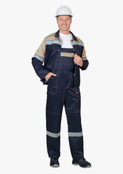 Костюм СИРИУС-ЛЕГИОНЕР куртка, п/к синий с песочным и СОП