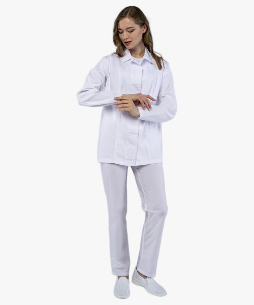 Брюки женские ХАССП-Премиум (тк.Оптима,160), белый