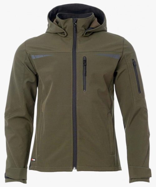 Куртка софтшелл летняя мужская Brodeks KS207, цвет хаки