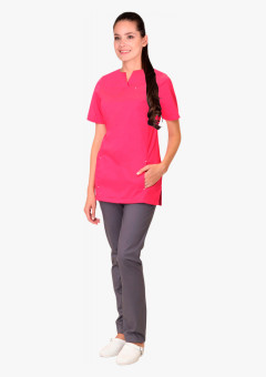 Костюм СИРИУС-ВАЛЕРИЯ женский фуксия с темно-серым