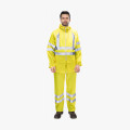 Костюм влагозащитный сигнальный с СОП SIRIUS Профи (225 гр/м2) лимонный (ЧЗ)