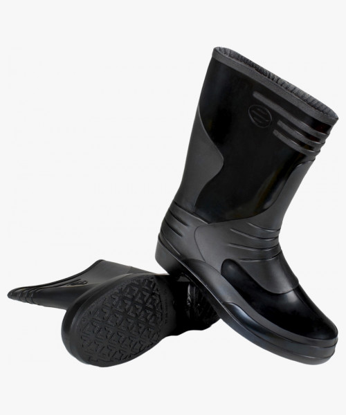 Сапоги женские ПВХ, черный (арт. м.102)