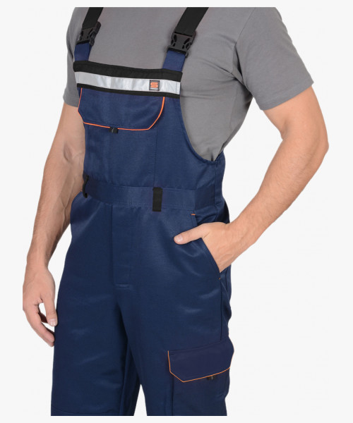 Костюм СИРИУС-ПРАКТИК-1-РОСС куртка, п/к т.синий с черным