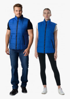 Жилет утепленный Офис (тк.Дюспо), васильковый