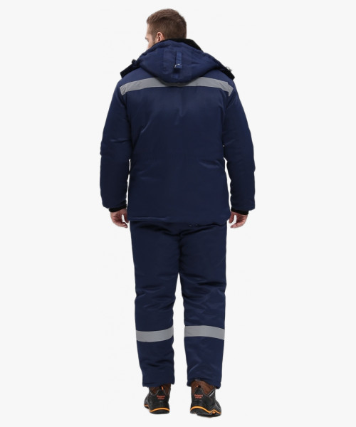 Костюм зимний Мастер NEW (тк.Смесовая,210) п/к, т.синий КОС 940