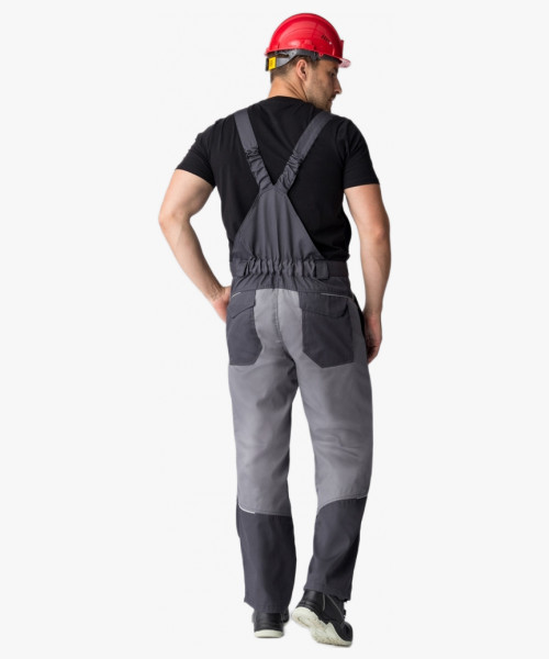 Полукомбинезон Лидер (тк.Балтекс,210), т.серый/св.серый