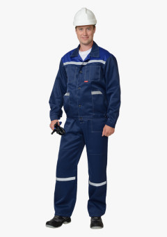 Костюм СИРИУС-ЛЕГИОНЕР куртка, п/к т.синий с васильковым