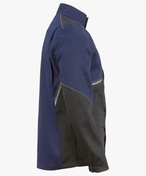 Куртка сварщика Brodeks FS28-01, цвет тёмно-синий, чёрный