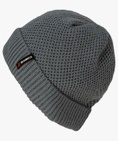 Шапка Brodeks fleece warming, цвет серый