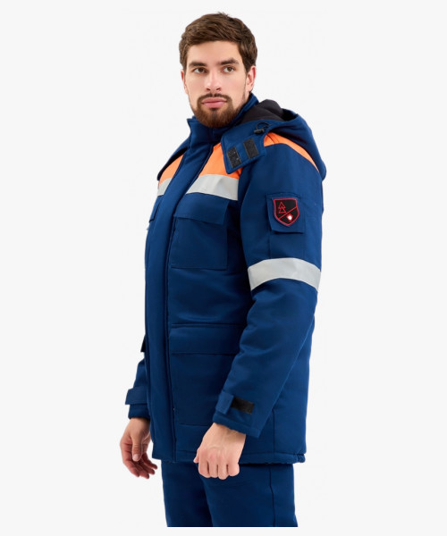 Костюм зимний Энергия-Г (91,4 кал.), т.синий/оранжевый