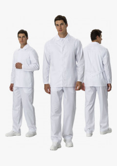 Брюки мужские ХАССП-Премиум (тк.Оптима,160), белый