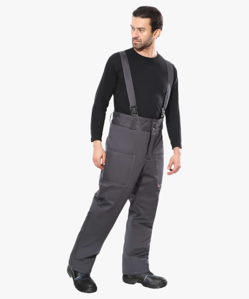 Брюки зимние универсальные тёмно-серые, тк. Орион