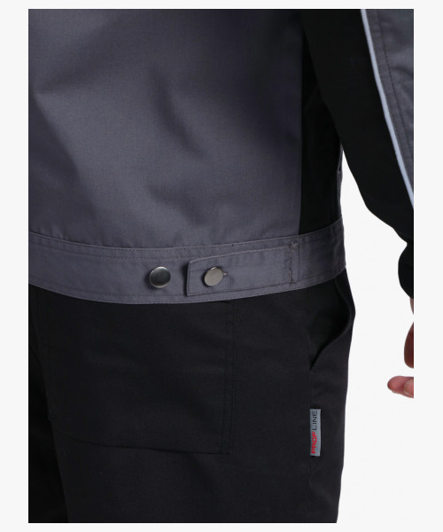 Куртка ProfLineSpecialist (тк.Смесовая,240), серый/черный