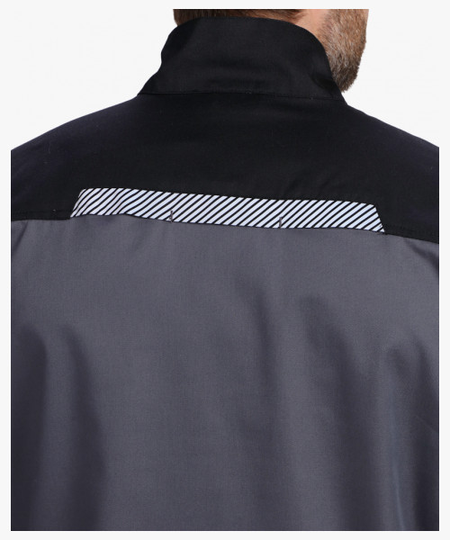 Куртка ProfLineSpecialist (тк.Смесовая,240), серый/черный