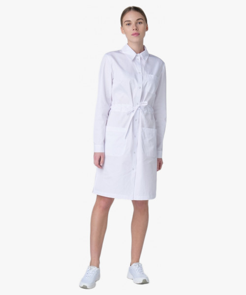 Халат женский Сансара-001 (тк.Смесовая,160) MedLine, белый